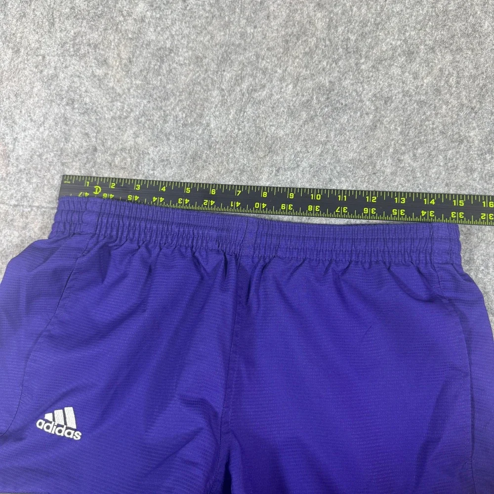 Adidas Climalite Mens Purple Track Pants Zip Ankle Cargo Pocket Large 3109